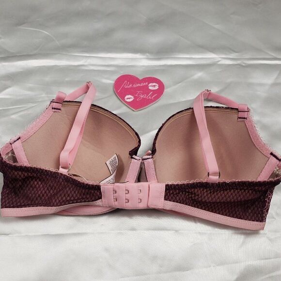 Victoria's Secret Dream Angels Plum Floral Push Up - Picture 3 of 4